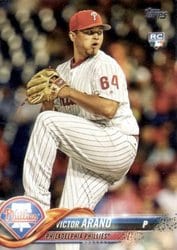2018 Topps Base Set Victor Arano #675 card