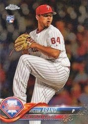 2018 Topps Chrome Base Set Victor Arano #9 card