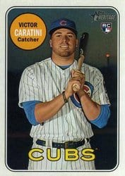 2018 Topps Heritage Base Set Victor Caratini #578 card