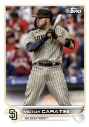 2022 Topps Mini Base Set Victor Caratini #385 card