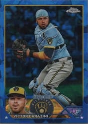 2023 Topps Chrome Sapphire Edition Base Set Victor Caratini #361 card
