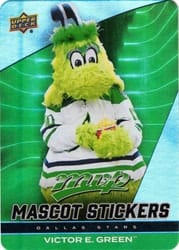 2025-26 Upper Deck MVP Mascot Stickers Victor E. Green #MS-9 card