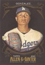 2021 Topps Allen & Ginter X Base Set Victor Gonzalez #171 card