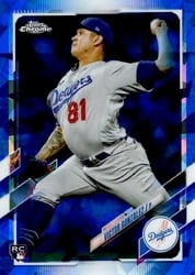 2021 Topps Chrome Update Sapphire Edition Base Set Victor Gonzalez #US76 card
