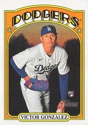 2021 Topps Heritage Base Set Victor Gonzalez #577 card