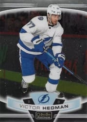 2019-20 O-Pee-Chee Platinum Base Set Victor Hedman #93 card