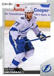 2020-21 O-Pee-Chee Base Set Victor Hedman #475 card