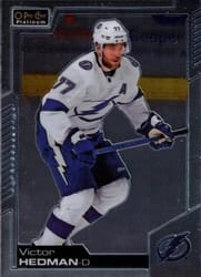 2020-21 O-Pee-Chee Platinum Base Set Victor Hedman #22 card