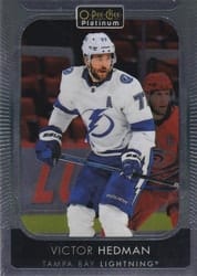 2021-22 O-Pee-Chee Platinum Base Set Victor Hedman #29 card