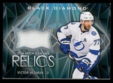 2024-25 Upper Deck Black Diamond Diamond Mine Relics Victor Hedman #DMR-VH card
