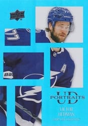 2024-25 Upper Deck UD Portraits Victor Hedman #P-27 card