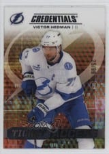 2025-26 Upper Deck Credentials Acetate Ticket Access Victor Hedman #TA-VH card