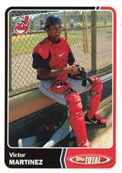 2003 Topps Total Base Set Victor Martinez #3 card