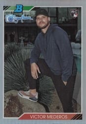 2023 Bowman's Best 1992 Bowman by Randy Johnson Victor Mederos #92RJ-17 card