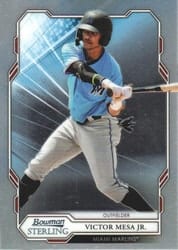 2019 Bowman Sterling Base Set Victor Mesa Jr. #BPR-18 card