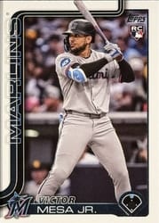 2025 Topps Update Base Set Victor Mesa Jr. #US220 card