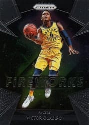 2018-19 Panini Prizm Fireworks Victor Oladipo #25 card