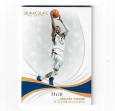 2018 Panini Immaculate Collection Victor Oladipo #63 card