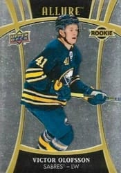 2019-20 Upper Deck Allure Base Set Victor Olofsson #129 card