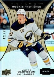 2019-20 Upper Deck Trilogy Base Set Victor Olofsson #67 card