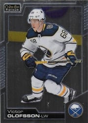 2020-21 O-Pee-Chee Platinum Base Set Victor Olofsson #35 card