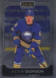 2021-22 O-Pee-Chee Platinum Base Set Victor Olofsson #118 card
