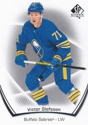 2021-22 SP Authentic Base Set Victor Olofsson #64 card