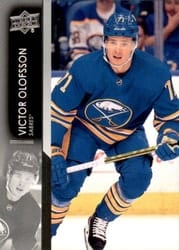 2021-22 Upper Deck Base Set Victor Olofsson #273 card