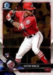 2018 Bowman Chrome Base Set Victor Robles #52 card