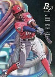 2018 Bowman Platinum Base Set Victor Robles #13 card