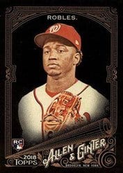 2018 Topps Allen & Ginter X Base Set Victor Robles #95 card