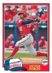 2018 Topps Archives Base Set Victor Robles #265 card