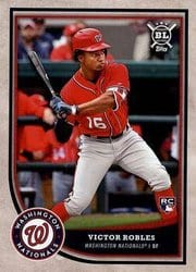 2018 Topps Big League Base Set Victor Robles #213 card