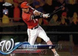 2018 Topps Chrome Base Set Victor Robles #175 card