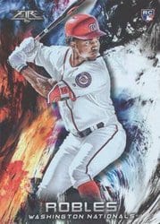 2018 Topps Fire Base Set Victor Robles #25 card