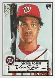 2018 Topps Gallery Heritage Victor Robles #H-8 card