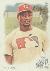 2019 Topps Allen & Ginter Base Set Victor Robles #361 card