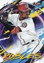 2020 Topps Fire Base Set Victor Robles #177 card