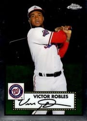 2021 Topps Chrome Platinum Anniversary Base Set Victor Robles #333 card