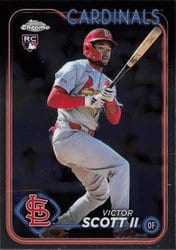 2024 Topps Chrome Update Base Set Victor Scott II #USC48 card