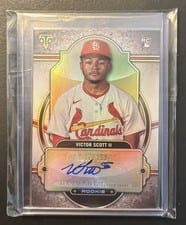2024 Topps Triple Threads Rookie Autograph Victor Scott II #RA-VSII card