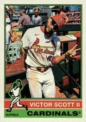 2025 Topps Heritage Base Set Victor Scott II #612b card