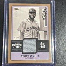 2025 Topps Rickwood Relic Collection Victor Scott II #RWR-VS card