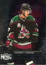 2020-21 SkyBox Metal Universe Base Set Victor Soderstrom #119 card