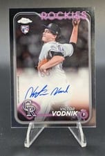 2024 Topps Chrome Rookie Autographs Victor Vodnik #RA-VV card