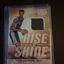 2023-24 Hoops Rise n Shine Victor Wembanyama #RS-WEM card