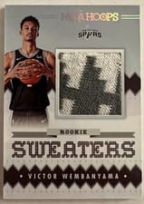2023-24 Hoops Winter Rookie Sweaters Victor Wembanyama #RSW-VWE