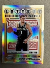 2023-24 Panini Contenders Optic Lottery Ticket Victor Wembanyama #12 card
