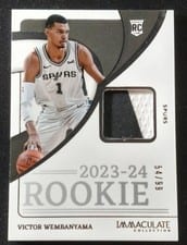 2023-24 Panini Immaculate Victor Wembanyama #145 card