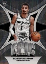 2023-24 Panini Mosaic Epic Performers Victor Wembanyama #12 card